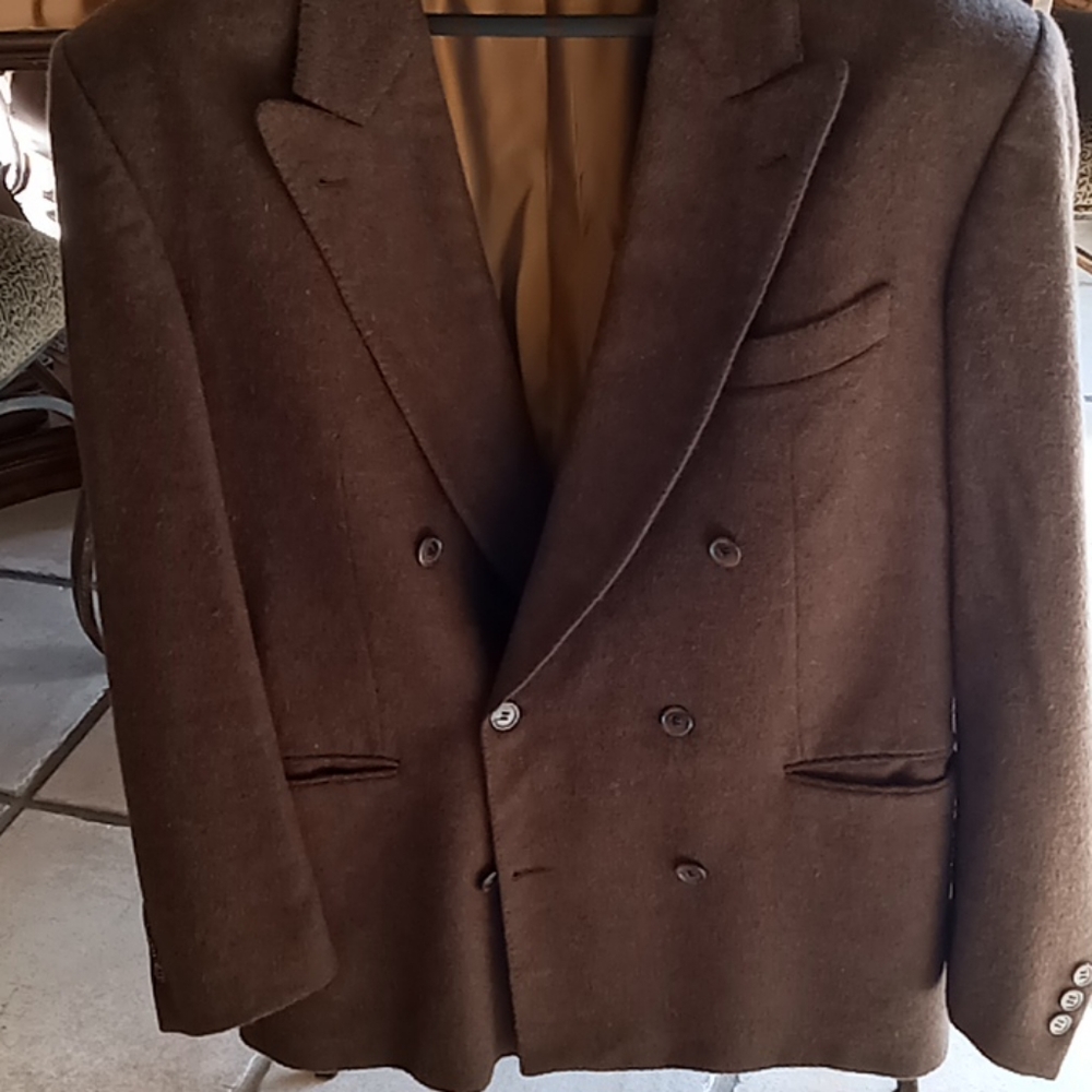 Beautiful brown men's wool jacket